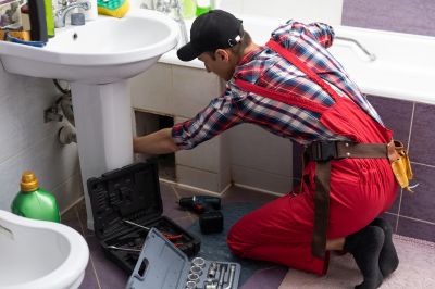 Plumber in Action